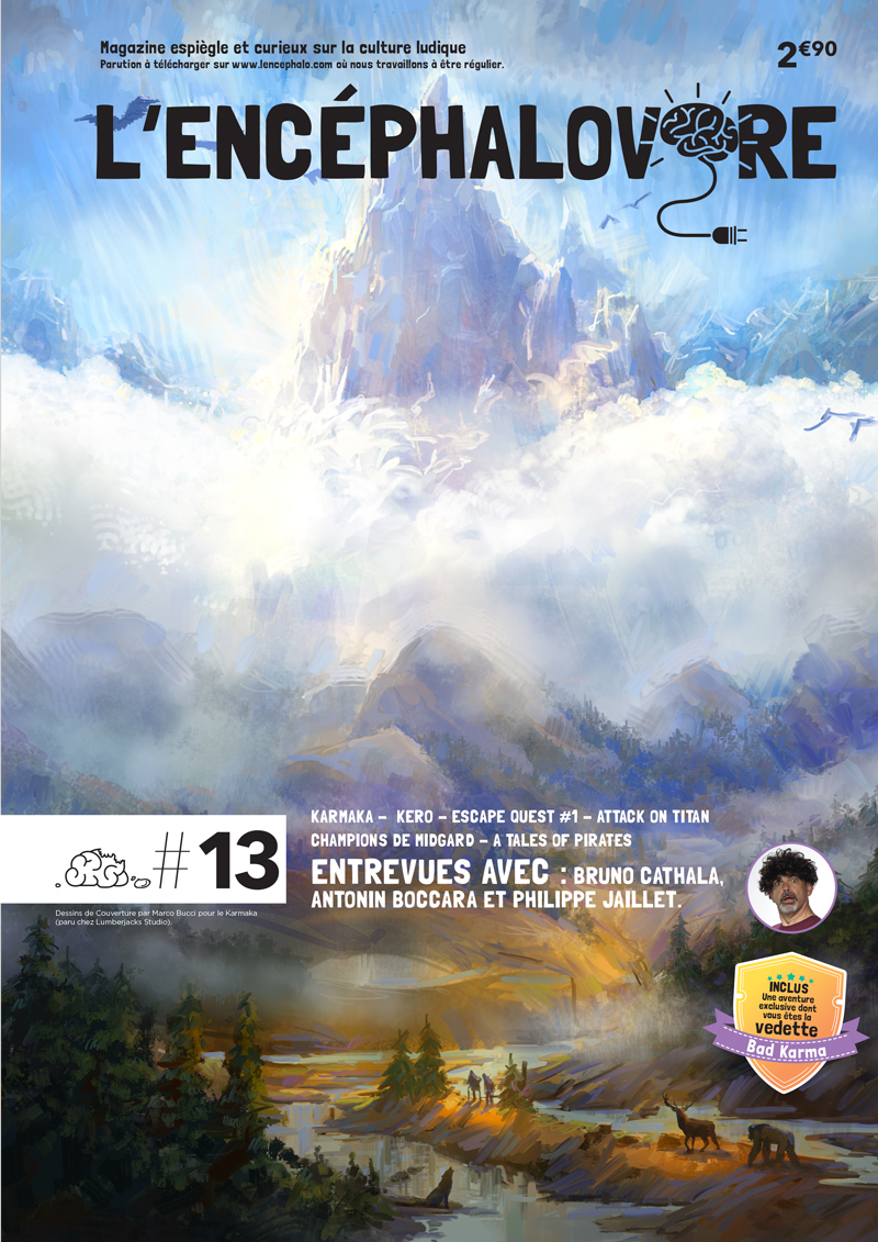 L’Encéphalovore 13, magazine de jeux de société, est disponible !